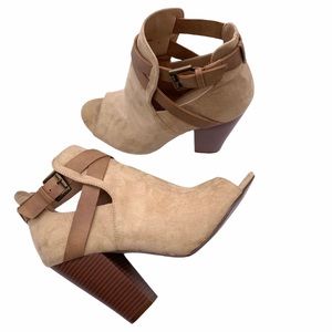 denene peep toe bootie